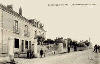 La Poste et la route de la Gare