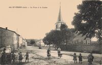 Le Cergne - La Place et le Clocher
