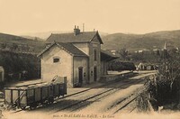 Saint-Alban-les-Eaux - La Gare