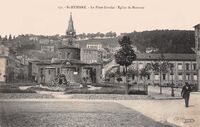 La Place Girodet -Eglise de Montaud