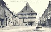 Place de L'Hôtel de Ville et la Fontaine