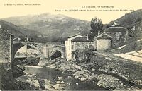 Pont Saint-Jean et les contreforts du Mont Lozère