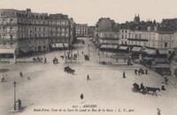 Rond-Point, Cour de la Gare St-Laud et Rue de la Gare