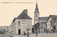 La Membrolles  - Longuenée-en-Anjou - Hôtel du Lion-D 'Or - L'Eglise et la Place