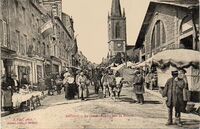 La Grande Rue un jour de Marché