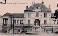 Morsains - La Mairie -L'Ecole -Le Monument aux Morts