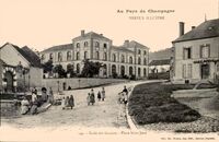 Vertus - Blancs-Coteaux - Ecole des Garçons - Place Saint-Jean