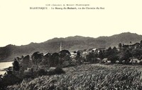 Le Robert - Le Bourg du Robert , vue du Chemin du Bac