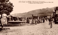 20 ans après la Catastrophe du 9 Mai 1902 - Le Marché de la Place Bertin