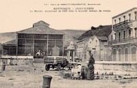 Le Marché abandonné en 1929 sous la nouvelle menace du Volcan