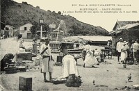 La Place Bertin 20 ans après la catastrophe du 8 Mai 1902