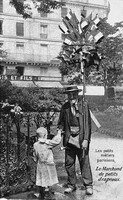 Marchand de petits drapeaux