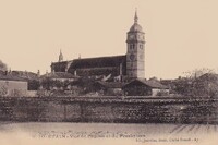 Vue de l'Église et du Presbytère