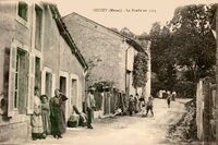 Seuzey - La Ruelle en 1914
