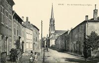 Delme - Rue du Général Nassoy et Eglise