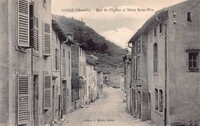 Rue de L'Eglise et Mont Saint-Blin