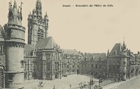 Douai - Ensemble de L'hôtel de Ville 