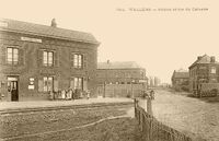 Station et rue du Calvaire