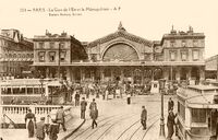 La Gare de L'Est et le Métropolitain