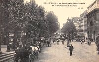 Le Boulevard Saint-Denis et la Porte Saint-Martin