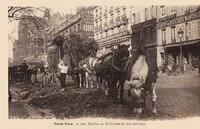 Paris-Vecu - Halles- Enlèvement  détritus