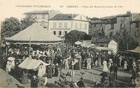 Aubière - Place des Ramacles un jour de fête