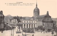 Eglise des Minimes et Avenue Blattin au Fond -Le Puy-de-Dôme