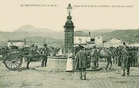Montferrand  - Clermont-Ferrand - Place de la Rodade et Collines du Puy-de-Dôme