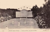 Fronton du Brun, une partie de Pelote