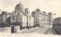 Église Ste-Eugenie et l'Hôtel d'Angleterre