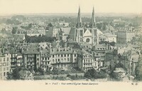 Pau - Vue vers l'Église Saint-Jacques