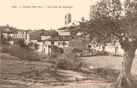 Corbère - Vue prise du Cimetière