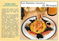 Mollusque- Crabe Farci aux Herbes de la Baie