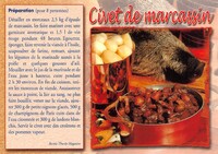 Gibiers à Poil- Civet de Marcassin