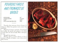 Fromage- Poivrons Farcis aux Fromage de Brebis