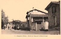 Entrée du Pays par la Route de Lyon