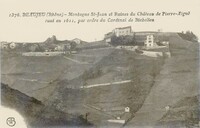 Montagne St-Jean et Ruine du Château de Pierre-Aigue