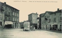 Place de la Bascule et Route de la Brevenne