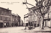 UN coin de la Place et rue de Bibost