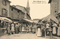 Bois-D'Oingt  - Val-D'oingt - Place du Marché