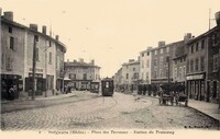 Brignais - Place des Terreaux . Station du Tramway