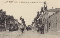Grande rue, terminus du tramway