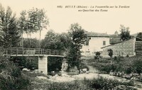 La Passerelle sur la Turdine au Quartier des Eaux