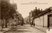 Grande Rue St-Clair prise de la Place du Marché