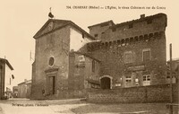 L'Eglise le Vieux Château et rue du Centre
