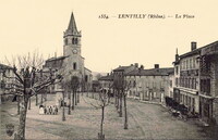 Lentilly - La Place