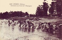 Laveuses au bord de L'Azergues