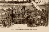 Vue Panoramique - La Cathédrale et le Pont Tilsitt