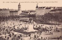 Place Bellecour Tracée en 1647-311m de Long 200m de Large