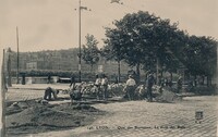 Quai des Broteaux La Pose des Rails